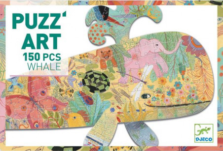 Puzzle en forme de baleine de Djeco